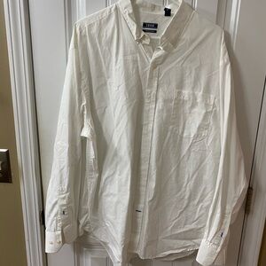 IZOD Men's Cream Button Down Shirt